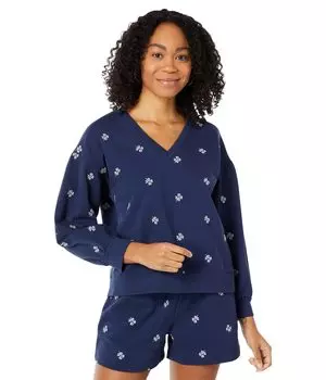 Худи Draper James, Bobbie Embroidered Sweatshirt