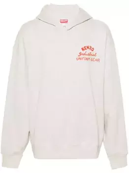 Худи Drawn Varsity с вышитым логотипом KENZO, нейтральный
