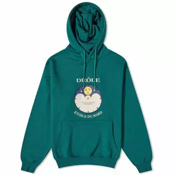 Худи Drle De Monsieur North Star, зеленый