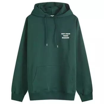 Худи Drle De Monsieur Not Form Paris Madame Slogan Hoodie, цвет Dark Green