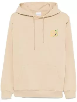 Худи Drle De Monsieur с вышитым логотипом, серый