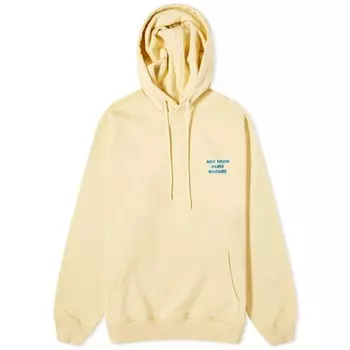 Худи Drole De Monsieur Not From Paris Madame, светло-желтый