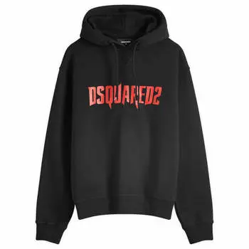 Худи Dsquared2 Chest Logo Hoodie, черный