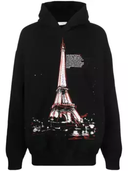 Худи Eiffel 1989 STUDIO, черный