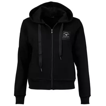 Худи Emporio Armani Zip-Up Hoodie, черный