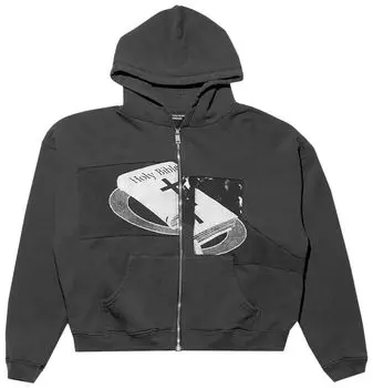 Худи Enfants Riches Dprims Holy Bible Assemblage Baggy Zip Hoodie 'Black', черный