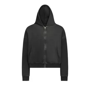 Худи Entire Studios Thermal Hood Washed Black, черный