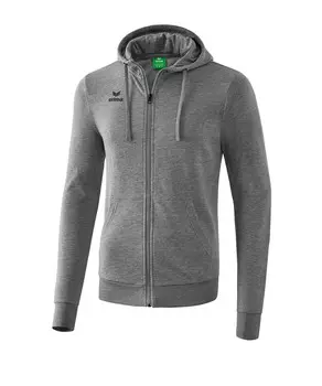 Худи ERIMA Athletic Zip-Up Hoodie, серый