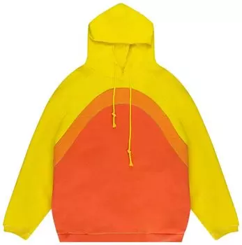 Худи ERL Rainbow Hoodie 'Orange/Yellow', разноцветный