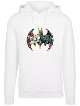 Худи F4NT4STIC DC Comics Batman Comic Book Logo, белый