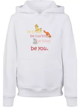Худи F4NT4STIC Disney Be Brave Be Curious, белый