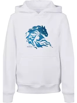 Худи F4NT4STIC Disney Frozen 2 Nokk Wassergeist Pferd Silhouette, белый