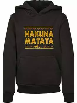 Худи F4NT4STIC Disney Knig der Lwen Hakuna Matata, черный