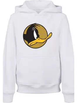 Худи F4NT4STIC Looney Tunes Daffy Duck Dotted Cartoon Logo, белый