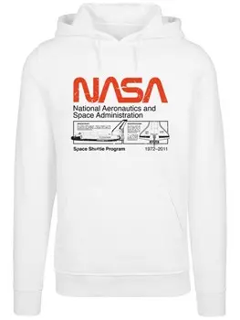 Худи F4NT4STIC NASA Classic Space Shuttle White, белый