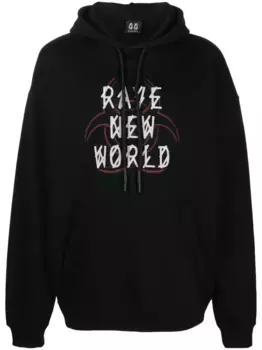 Худи Fallout с логотипом 44 LABEL GROUP, черный