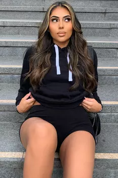 Худи Fashion Nova JU040, черный