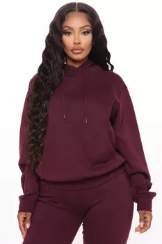 Худи Fashion Nova JU991, слива