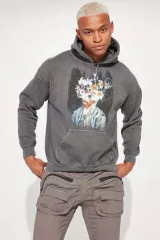 Худи Fashion Nova M185001441V, серый