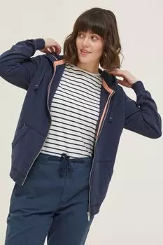 Худи FatFace Amy на молнии Fat Face, синий