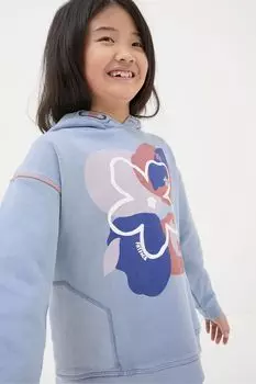 Худи Fatface с абстрактным цветочным принтом Fat Face, синий