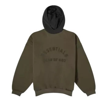 Худи Fear Of God Essentials Fear of God Essentials Nylon Fleece 'Ink/Jet Black', черный