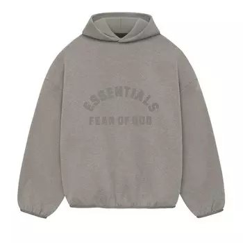 Худи Fear Of God Essentials Fear of God Essentials Nylon Fleece Hoodie, серый