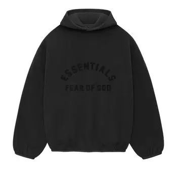 Худи Fear Of God Essentials Fear of God Essentials Nylon Fleece Hoodie, черный