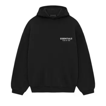 Худи Fear of God Essentials Fleece Hoodie II Black, черный