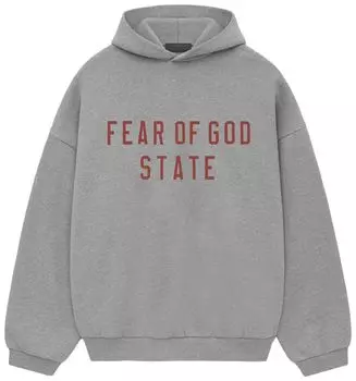 Худи Fear of God Essentials Fleece Hoodie 'Dark Heather', серый
