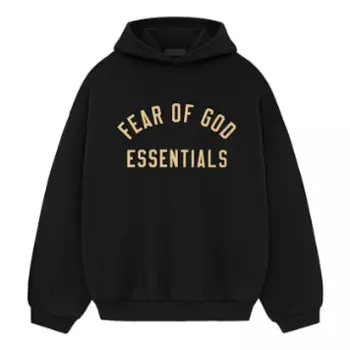 Худи Fear of God Essentials Fleece II Hoodie 'Black', черный