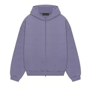 Худи Fear of God Essentials Heavy Fleece Full Zip Hoodie Lavender, фиолетовый