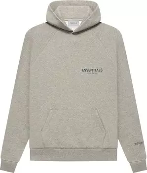 Худи Fear of God Essentials Hoodie 'Dark Heather Oatmeal', серый