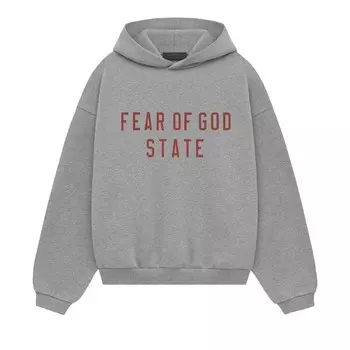 Худи Fear of God Essentials Kids Fleece Hoodie Dark Heather, серый