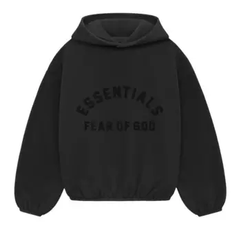 Худи Fear of God Essentials Kids Hoodie, черный