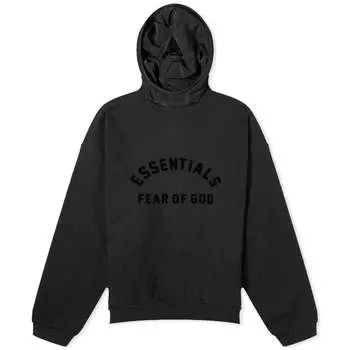Худи Fear Of God Essentials Spring Nylon Fleece, черный