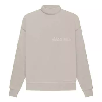 Худи Fear of God Essentials SS22 Essentials Mockneck Smoke, серый
