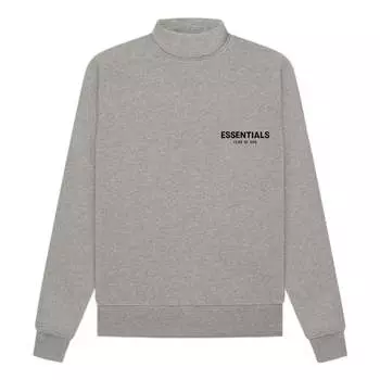 Худи Fear of God Essentials SS22 Mockneck Dark Oatmeal