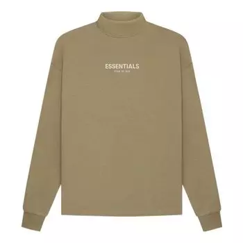 Худи Fear of God Essentials SS22 Relaxed Mockneck Oak