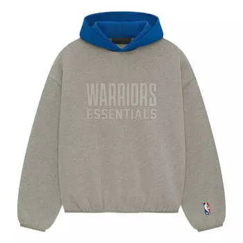 Худи Fear of God Essentials x NBA Golden State Warriors Hoodie 'Grey Blue', серый