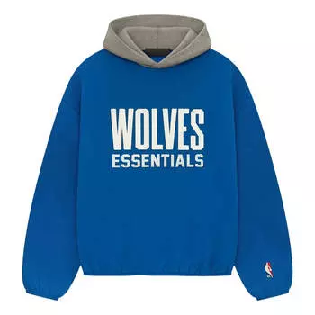 Худи Fear of God Essentials x NBA Minnestota Timberwolves Hoodie 'Blue', синий