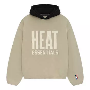 Худи Fear of God Essentials x NBA Heat Hoodie 'Wheat', желто-коричневый