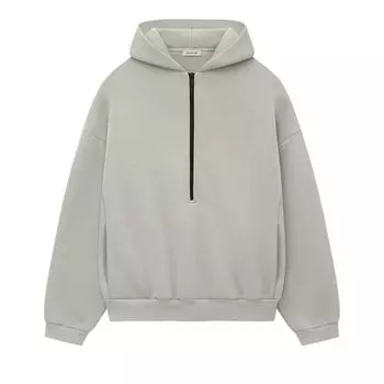 Худи Fear of God Eternal Half Zip Hoodie 'Dove Grey', серый