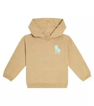 Худи felix из хлопкового джерси Bonpoint, коричневый