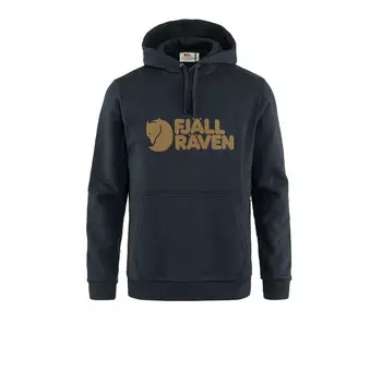 Худи Fjallraven Fjllrven Logo, нави синий