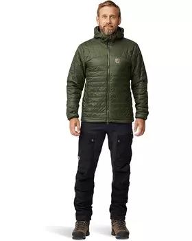 Худи Fjllrven Expedition X-Ltt Hoodie, цвет Deep Forest