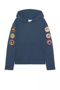 Худи Found Patchwork, синий