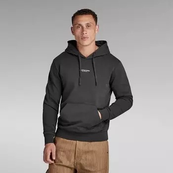 Худи G-Star Center Chest Logo, серый