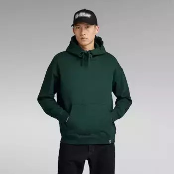 Худи G-Star Essential Loose Fit, зеленый