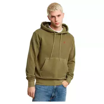 Худи G-Star Overdyed, зеленый